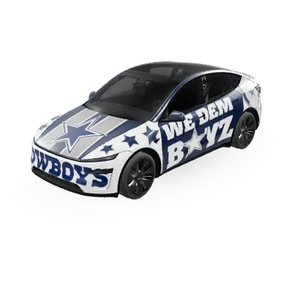Dallas Cowboys – Tesla Model Y Wrap
