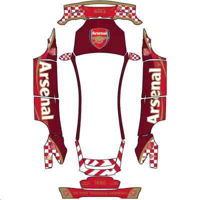 アーセナル (Arsenal) – テスラ Model X ラッピング