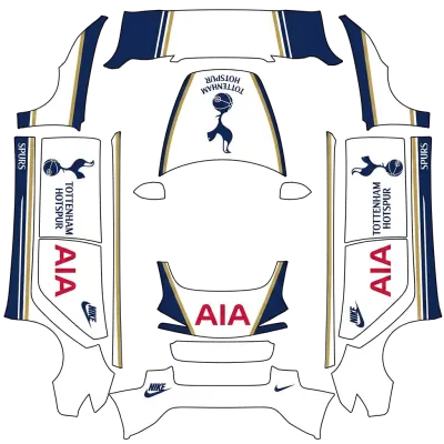 Tottenham – Tesla Model 3 wrap