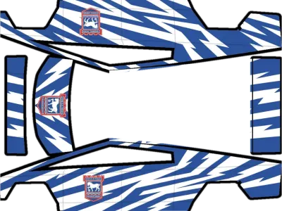 Ipswich Town FC – Tesla Cybertruck Wrap