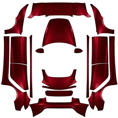Ultra Red – Tesla Model 3 Wrap