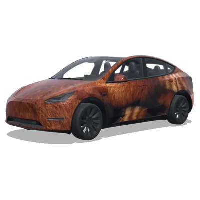 Kleiner Panda (red panda) – Tesla Model Y Wrap