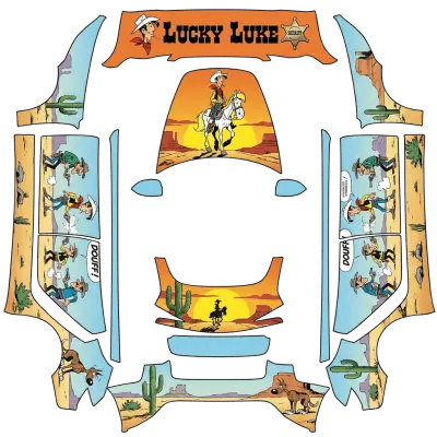 Lucky Luke – covering Tesla Model 3
