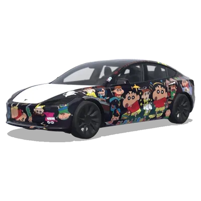 Крейон Синтян – оклейка Tesla Model 3