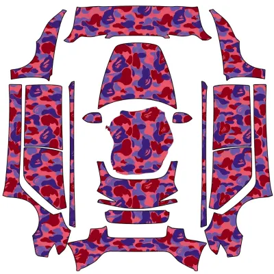 Bape Hybrid Camo – оклейка Tesla Model 3