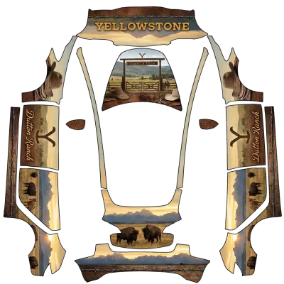 Yellowstone – covering Tesla Model 3