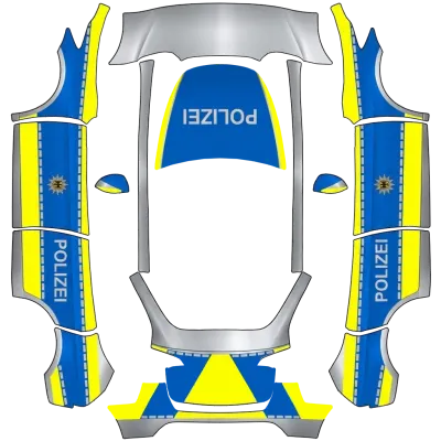 德國警察（Polizei (German Police) Updated） – 特斯拉 Model Y 塗裝