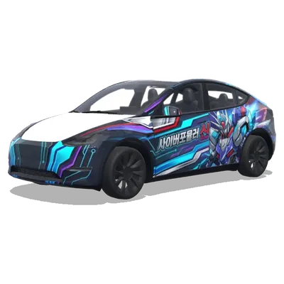 Cyber Formula Shin (사이버포뮬러 신) – Tesla Model Y wrap