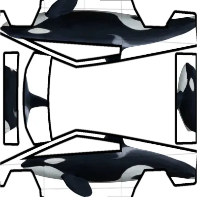Orca (orca) – Tesla Cybertruck Wrap
