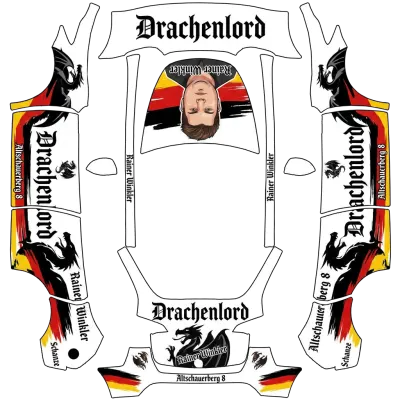 Drachenlord – Tesla Model Y Wrap