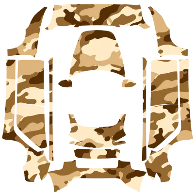Desert Camo – Tesla Model 3 wrap