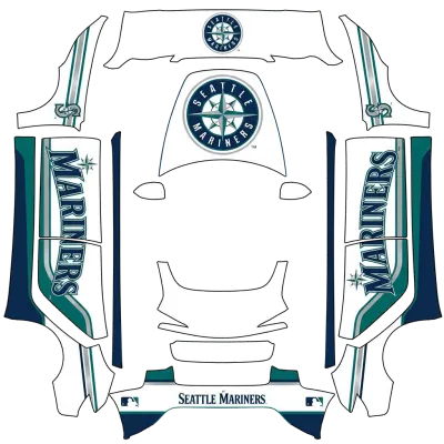 Seattle Mariners – Tesla Model 3 wrap