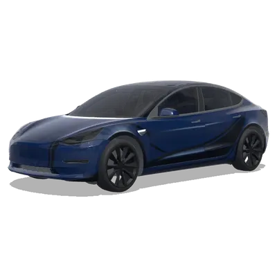 Aero Blue – Tesla Model 3 wrap