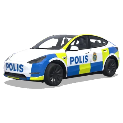 Шведская полиция (Swedish Police) – оклейка Tesla Model Y