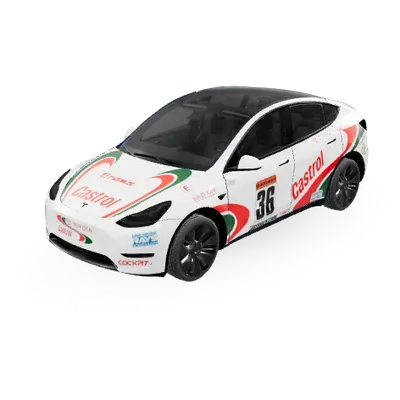 CASTROL – Tesla Model Y wrap