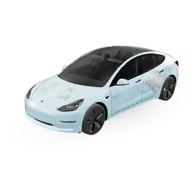 Red Bull Ice (Red Bull iced) – Tesla Model 3 Wrap