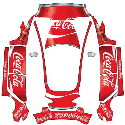 Coca-Cola (CocaCola) – Tesla Model 3 Wrap