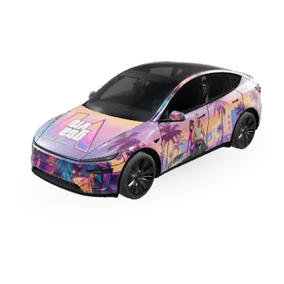 GTA VI (GTA: VI) – Tesla Model Y Wrap