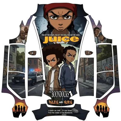 Boondocks и Juice (Boondocks meet with Juice) – оклейка Tesla Model 3