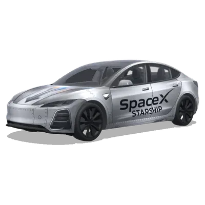 スペースX スターシップ (SpaceX Starship) – テスラ Model 3 ラッピング