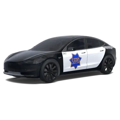 San Francisco Police Department – Tesla Model 3 wrap