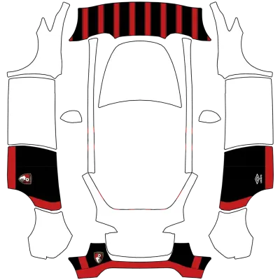 AFC Bournemouth – Tesla Model Y Wrap