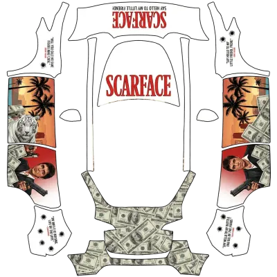 스카페이스 (scarface) – 테슬라 Model Y 랩핑