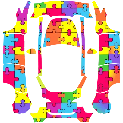 Autismus Unterstützung (Autism Support) – Tesla Model Y Wrap