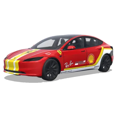 Формула-1 Ferrari (Ferrari f1 livery) – оклейка Tesla Model 3