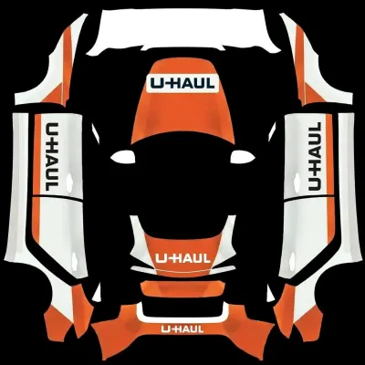 U-Haul租車（Uhaul Rental） – 特斯拉 Model 3 塗裝