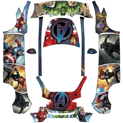 어벤져스 만화 (Avengers (Comic)) – 테슬라 Model Y 랩핑