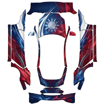 Team Taiwan – Tesla Model S Wrap