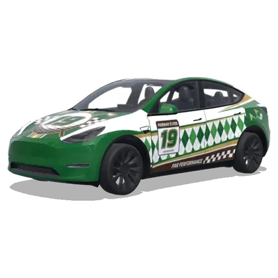 Gulf Racing (Style golf racing) – оклейка Tesla Model Y