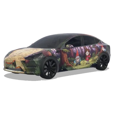 gravity falls – Tesla Model 3 wrap