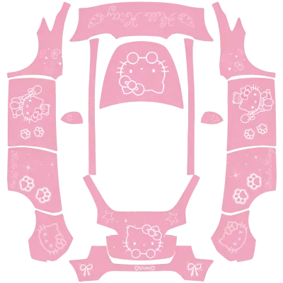 헬로키티 (HELLOKITTY) – 테슬라 Model Y 랩핑