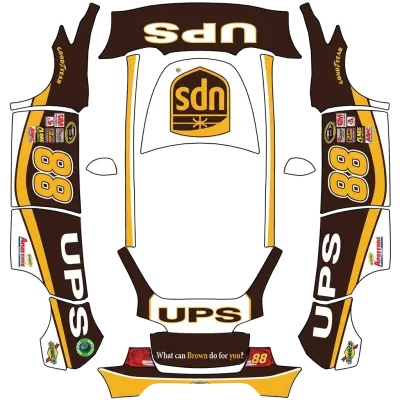 UPS NASCAR (UPS Nascar) – Tesla Model Y Wrap