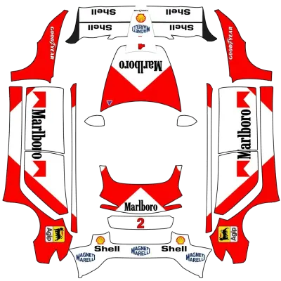 F1 Marboro – Tesla Model 3 wrap