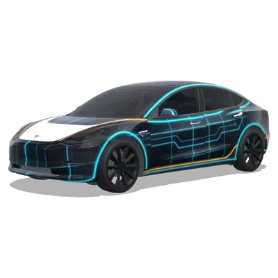 Tron – Tesla Model 3 wrap