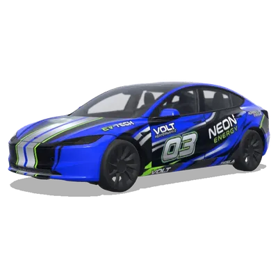 Neon Energy 03 – Tesla Model 3 wrap