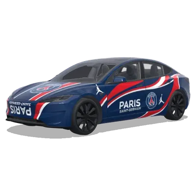 巴黎聖日耳曼（PSG） – 特斯拉 Model 3 塗裝
