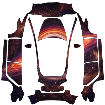 Schwarzes Loch (Black hole) – Tesla Model 3 Wrap