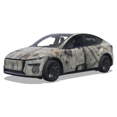 千年隼号（Millennium Falcon Design） – 特斯拉 Model Y 涂装