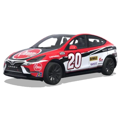 Гоночный NASCAR Кристофера Белла (christopher bells nascar race car) – оклейка Tesla Model Y