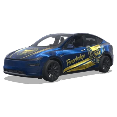 Fenerbahçe Gold – Tesla Model Y wrap