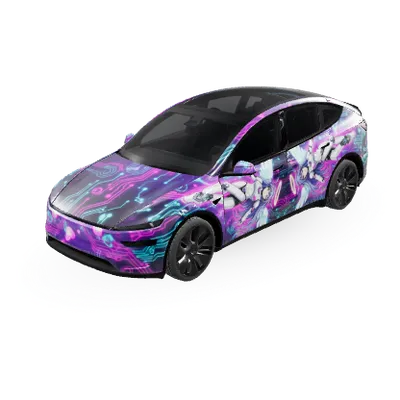Comic (comic) – Tesla Model Y L Wrap