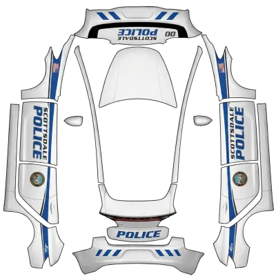 Police de Scottsdale (scottsdale pd) – covering Tesla Model 3