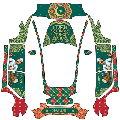 Tung Tung Sahur（Tung tung sahur） – 特斯拉 Model 3 塗裝