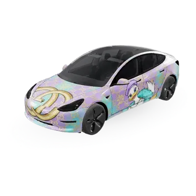 Gucci x MamaDvck (Gucci X MamaDvck) – Tesla Model 3 Wrap