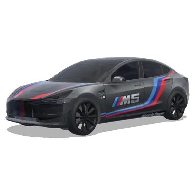 BMW M5 스타일 (look bmw m5) – 테슬라 Model 3 랩핑