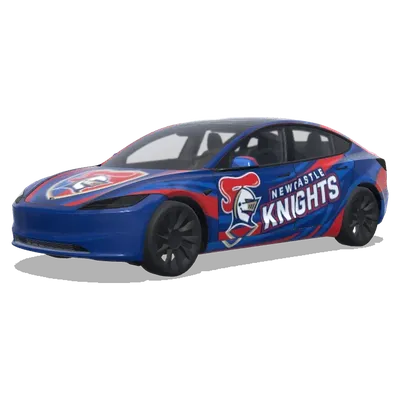 纽卡斯尔骑士队（Newcastle Knights） – 特斯拉 Model 3 涂装